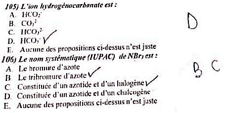 qcm 105-106
